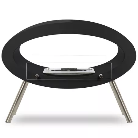 Caminetto a libera installazione Ambroise Colore Nero