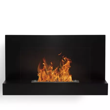 Caminetto portatile a etanolo Oslo, 90x50x25cm Colore Nero