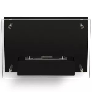 Caminetto nero a parete Fireglass