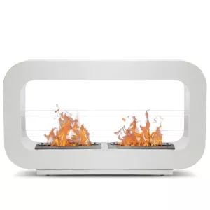 Caminetto a etanolo bianco Rubis