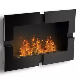 Caminetto a etanolo nero Bergamo