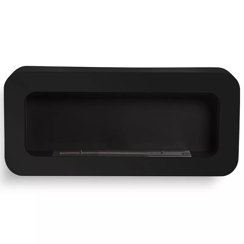 Caminetto a etanolo a parete Cassiopée Colore Nero