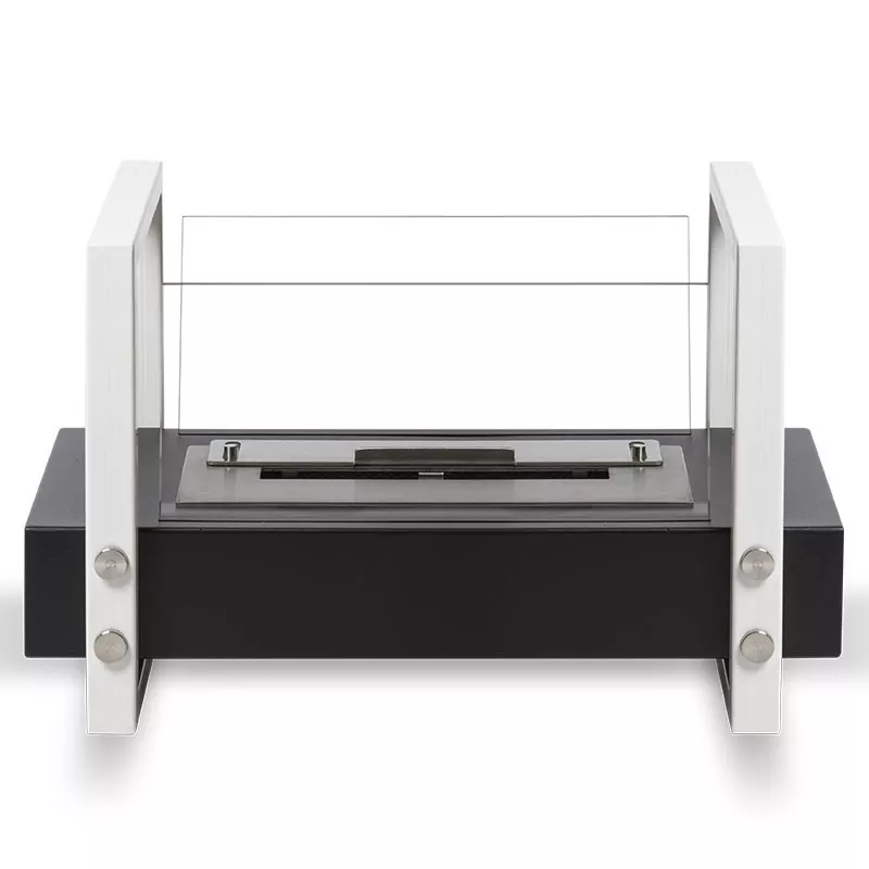 Caminetto Elda piccolo a libera installazione 3kW Colore Nero