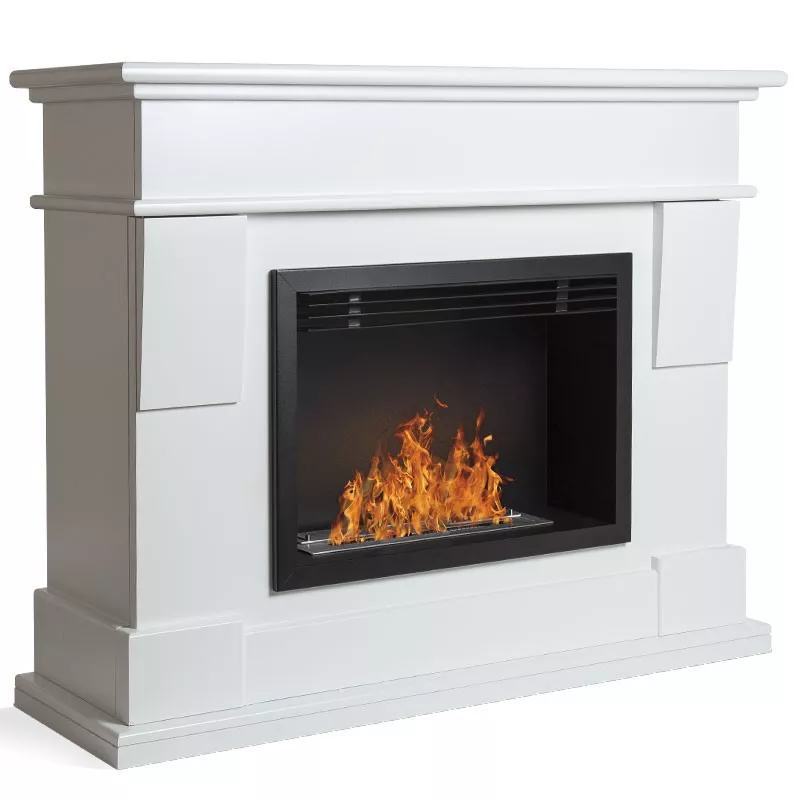 Camino in MdF Venezia 4kW. Colore Bianco