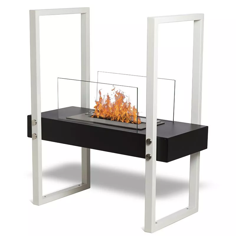 Caminetto con cornice di Aversa Colore Nero