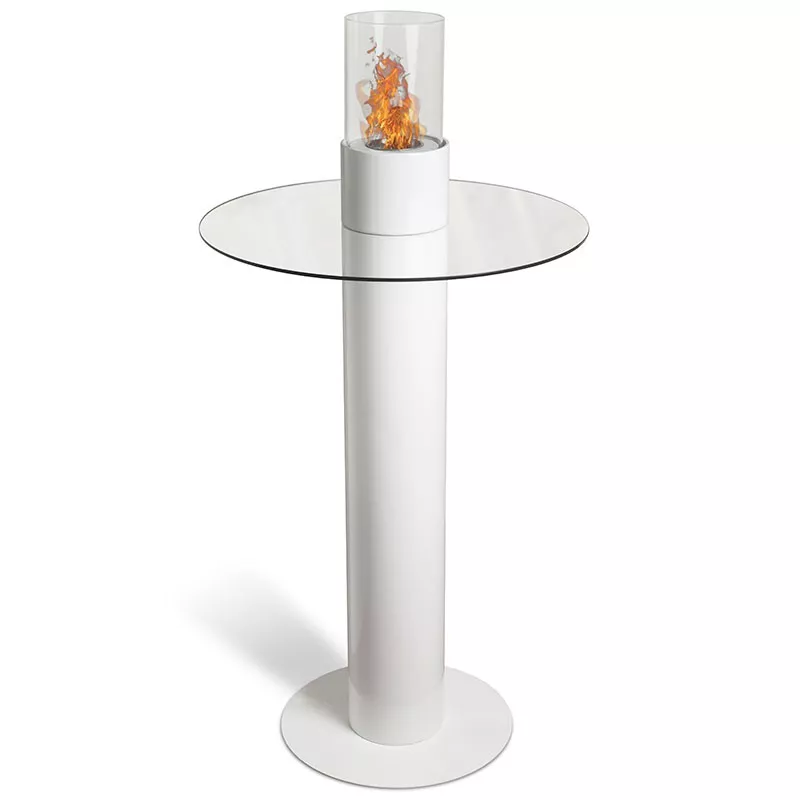Tavolo etanolo autoportante Bistro Colore Bianco