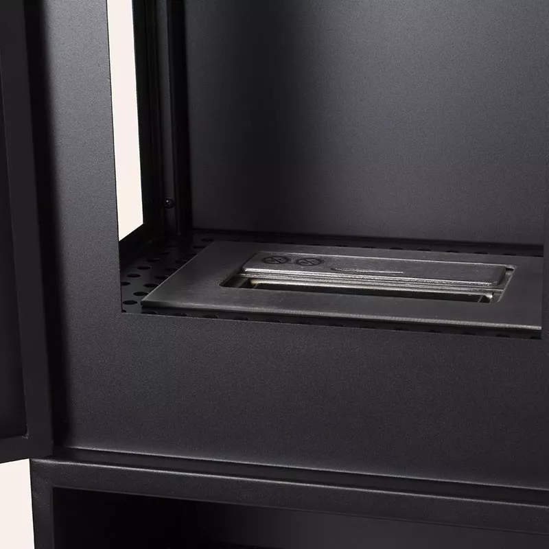 Stufa a legna a imitazione di Casoria Colore Nero