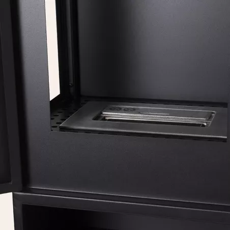 Stufa a legna a imitazione di Casoria Colore Nero