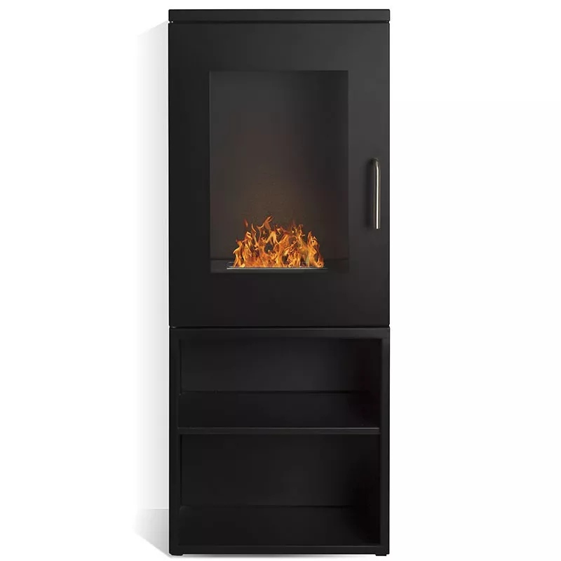 Stufa a legna a imitazione di Casoria Colore Nero