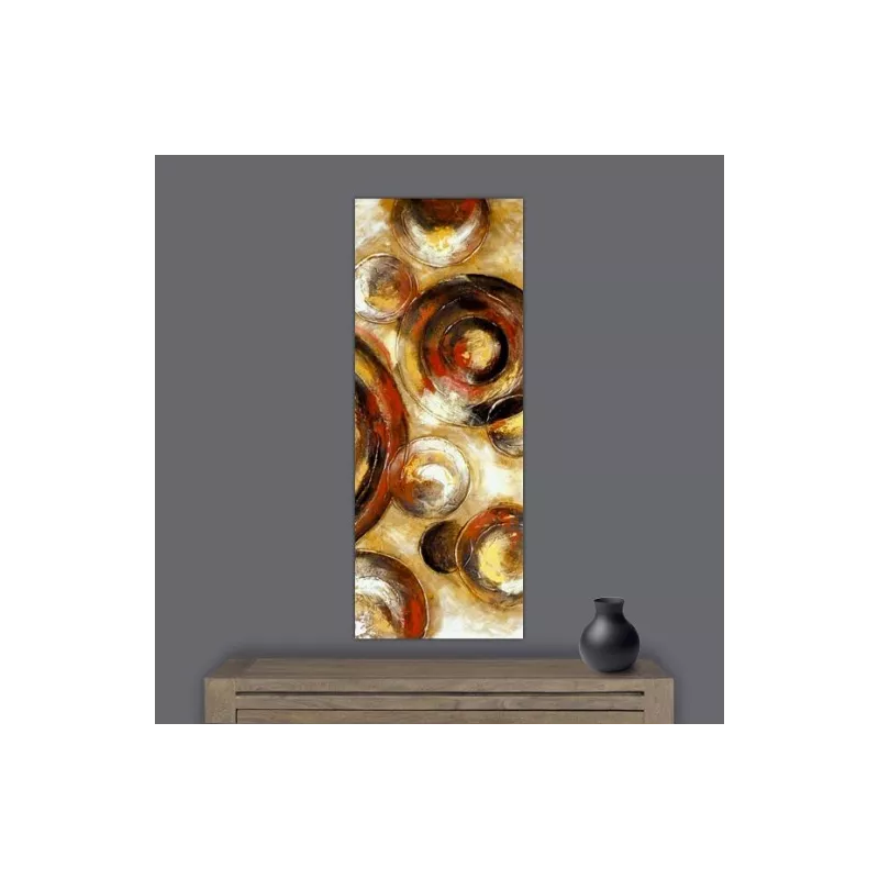 Pittura astratta Pianeta, 153 x 76 cm
