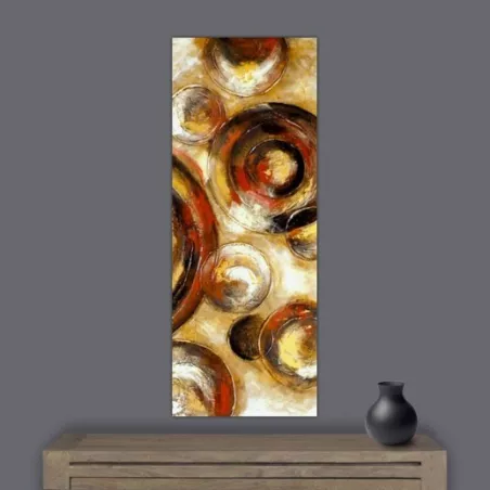 Pittura astratta Pianeta, 153 x 76 cm
