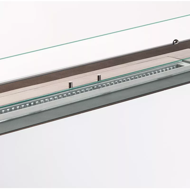 Camino XXL andromède, bruciatore 80 cm Colore Bianco