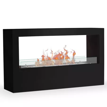 Camino XXL andromède, bruciatore 80 cm Colore Nero