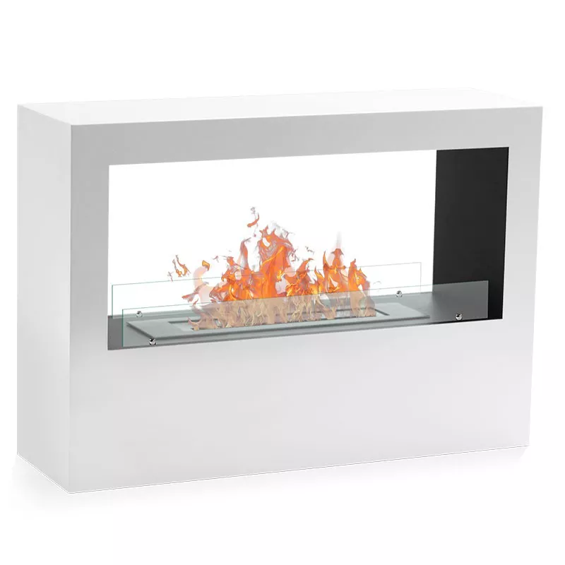 Caminetto a etanolo Andro Colore Bianco