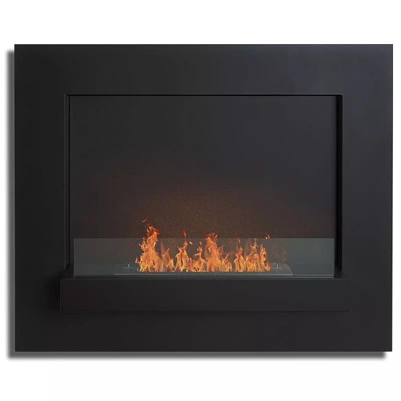 Caminetto a etanolo da parete Delia Colore Nero