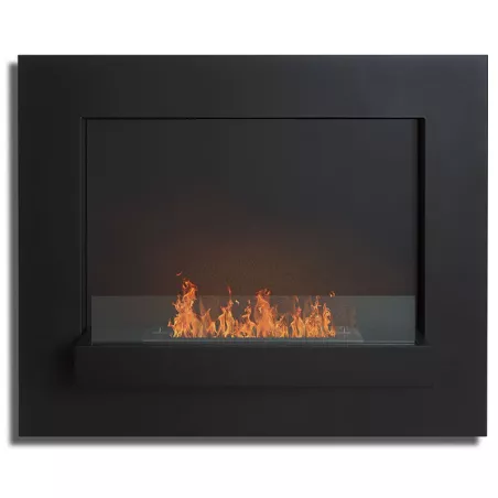 Caminetto a etanolo da parete Delia Colore Nero