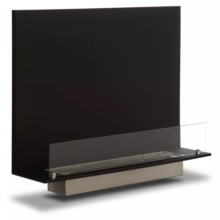 Piastre in acciaio nero per decorare il vostro bruciatore a bioetanolo Larghezza della piastra d'acciaio Piastre da 75 cm per bruciatore da 52 cm
