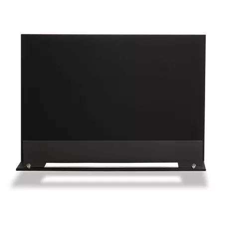 Piastre in acciaio nero per decorare il vostro bruciatore a bioetanolo Larghezza della piastra d'acciaio Piastre da 75 cm per bruciatore da 52 cm