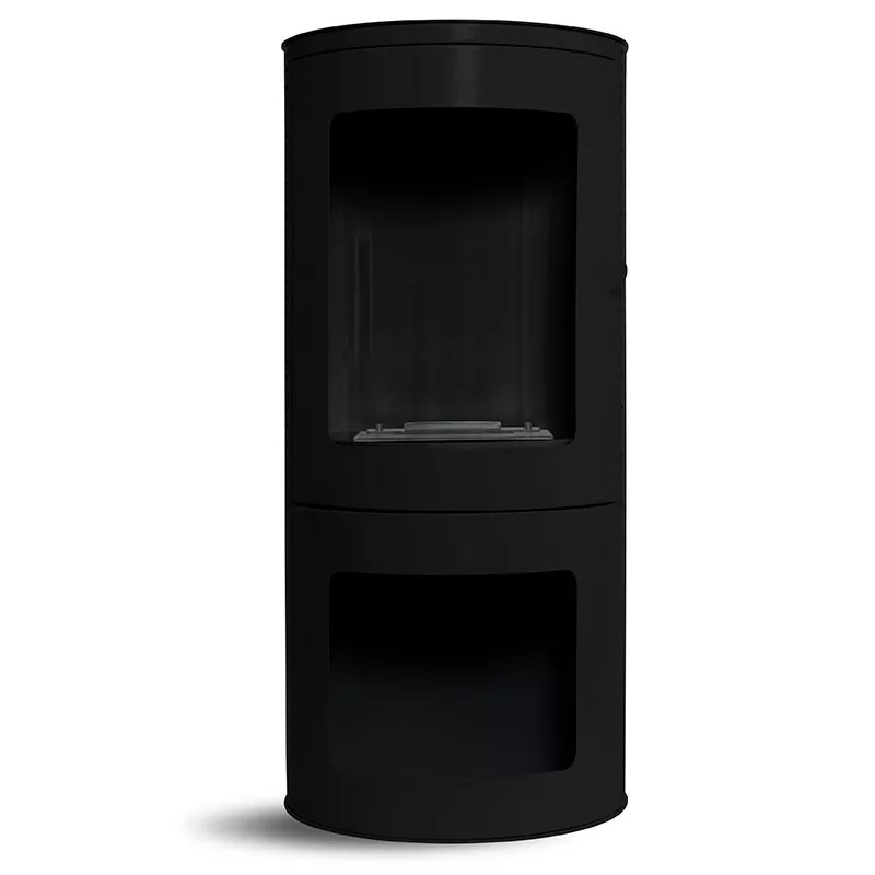 Caminetto Tokyo a libera installazione Colore Nero
