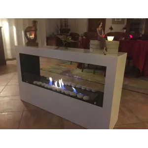 Andromède caminetto a etanolo in azione