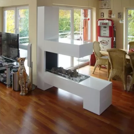 Grande camino Montecarle da 8.000 watt: Wikao Colore Bianco