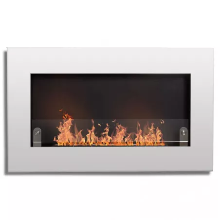Novo Caminetto a etanolo da parete XS Colore Bianco brillante