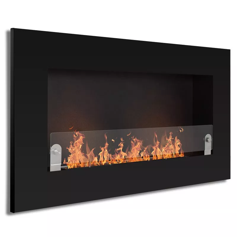 Novo Caminetto a etanolo da parete XS Colore Nero