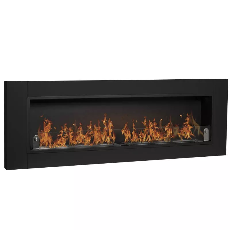 Cynthera Caminetto a bioetanolo XXL - 1,8 metri Colore Nero