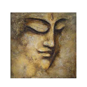 Pittura facciale del Buddha d'oro, 1 metro