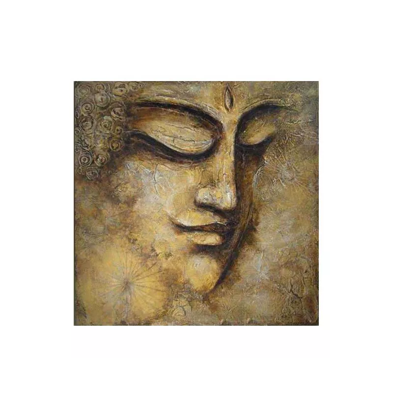 Pittura facciale del Buddha d'oro, 1 metro