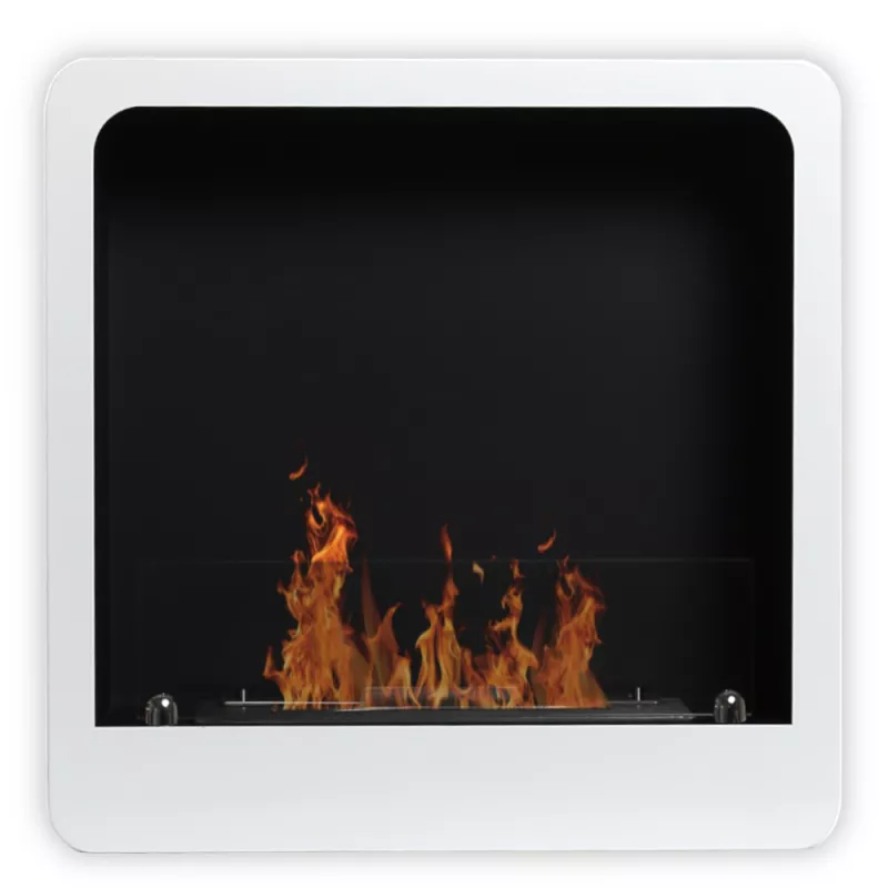 Caminetto a etanolo di design - Arcadia Colore Bianco brillante
