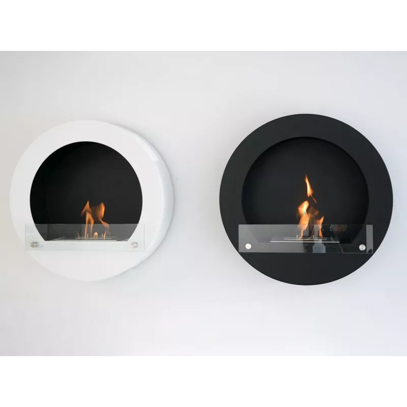 Caminetto rotondo a etanolo Hublo Colore Bianco