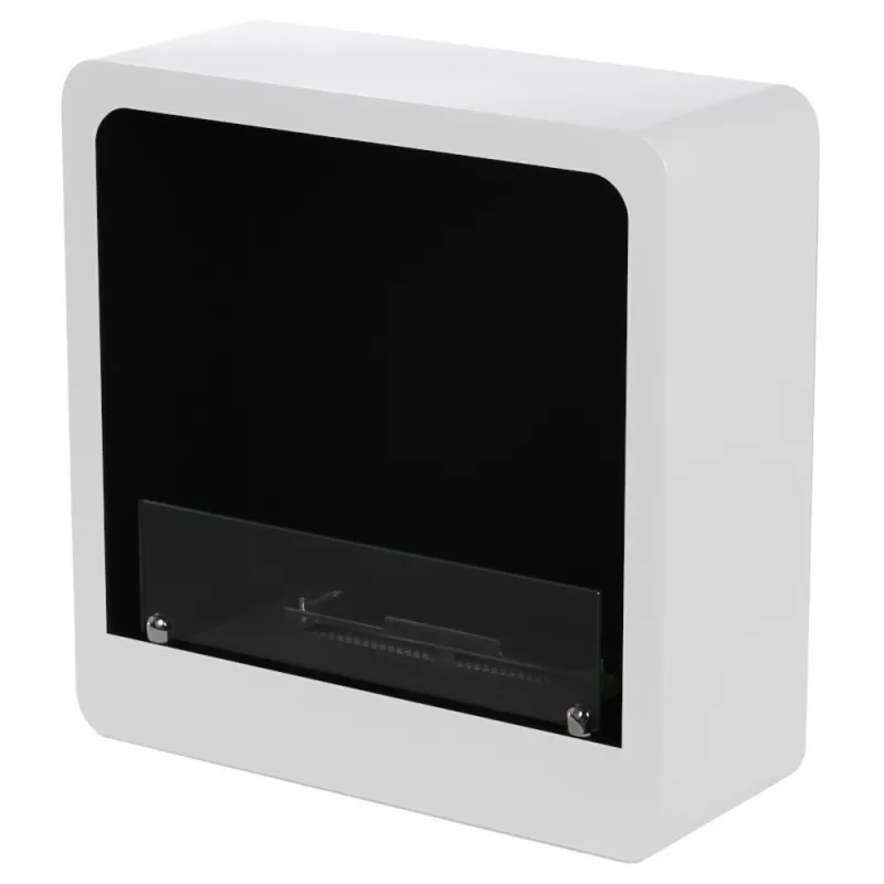 Caminetto a etanolo di design - Arcadia Colore Bianco brillante