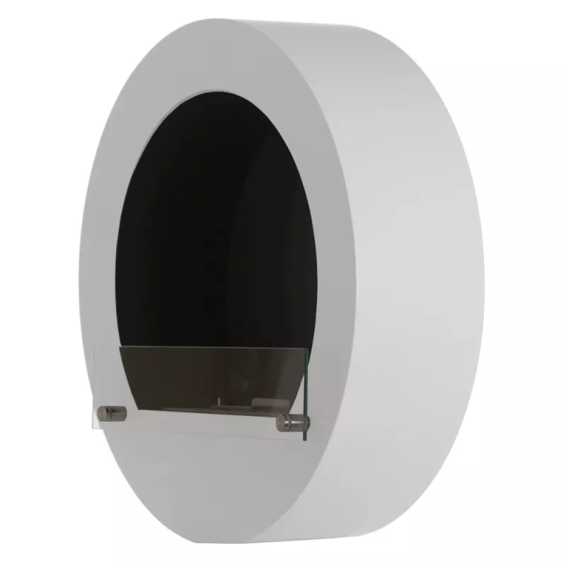 Caminetto rotondo a etanolo Hublo Colore Bianco