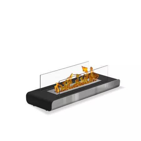 Caminetto a libera installazione Sand Colore Nero