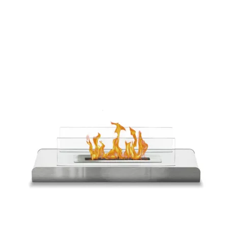 Caminetto a libera installazione Sand Colore Bianco