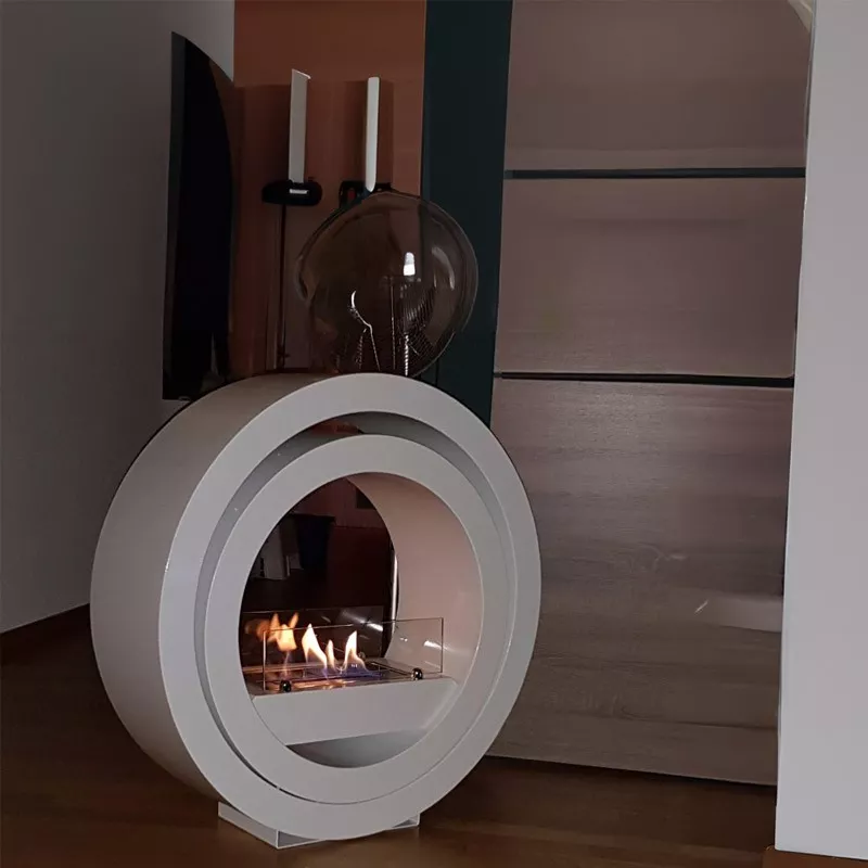 InaModello a pavimento, 3000 watt Colore Bianco