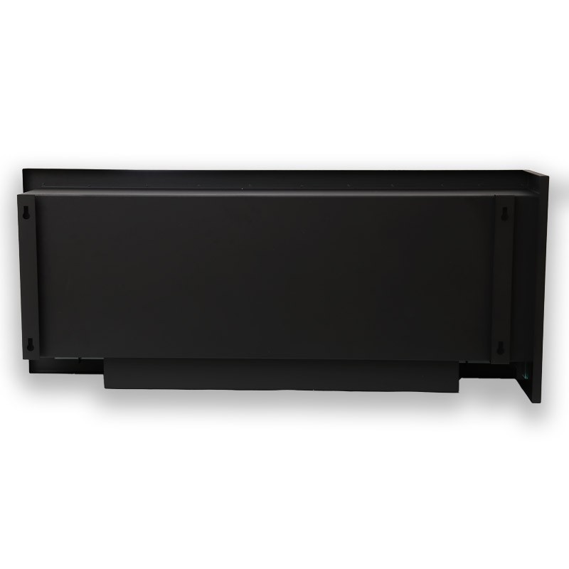 Murcie Caminetto a bioetanolo da incasso XL Colore Nero Apertura Aprire a sinistra