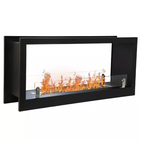 Caminetto da incasso VERRA XL Colore Nero