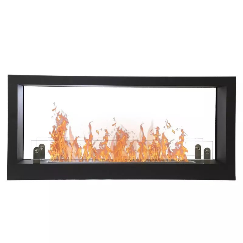 Caminetto da incasso VERRA XL Colore Nero