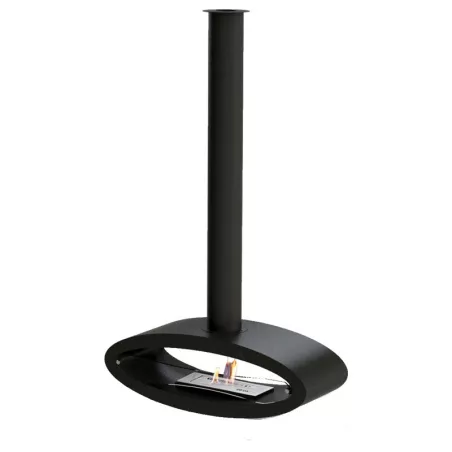 Caminetto a etanolo sospeso Modica Colore Nero