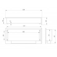 Caminetto da incasso Murcie XL
