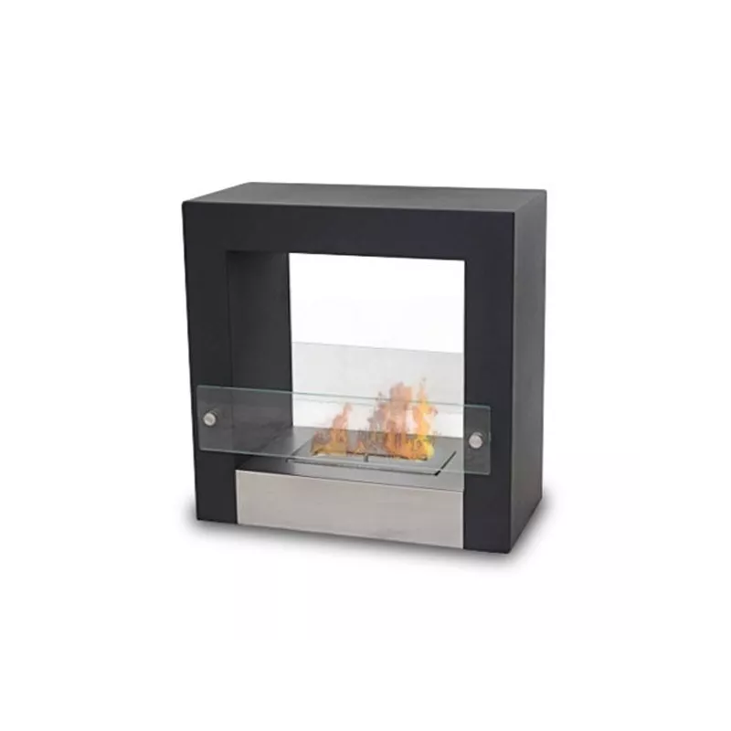 Caminetto a etanolo Escape, 50x50x25cm Colore Nero