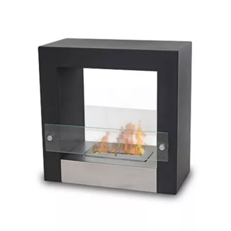 Caminetto a etanolo Escape, 50x50x25cm Colore Nero