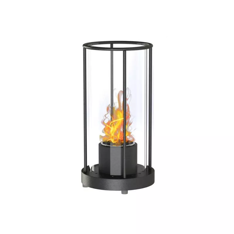 Caminetto da tavolo Coria Colore Nero