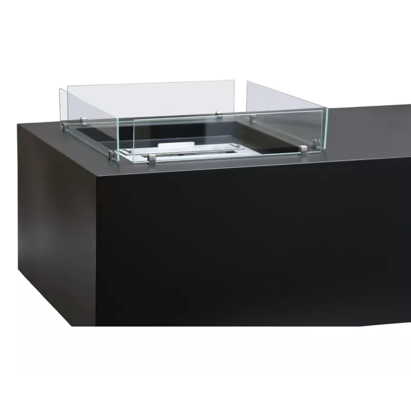 caminetto a bioetanolo amarante Colore Nero