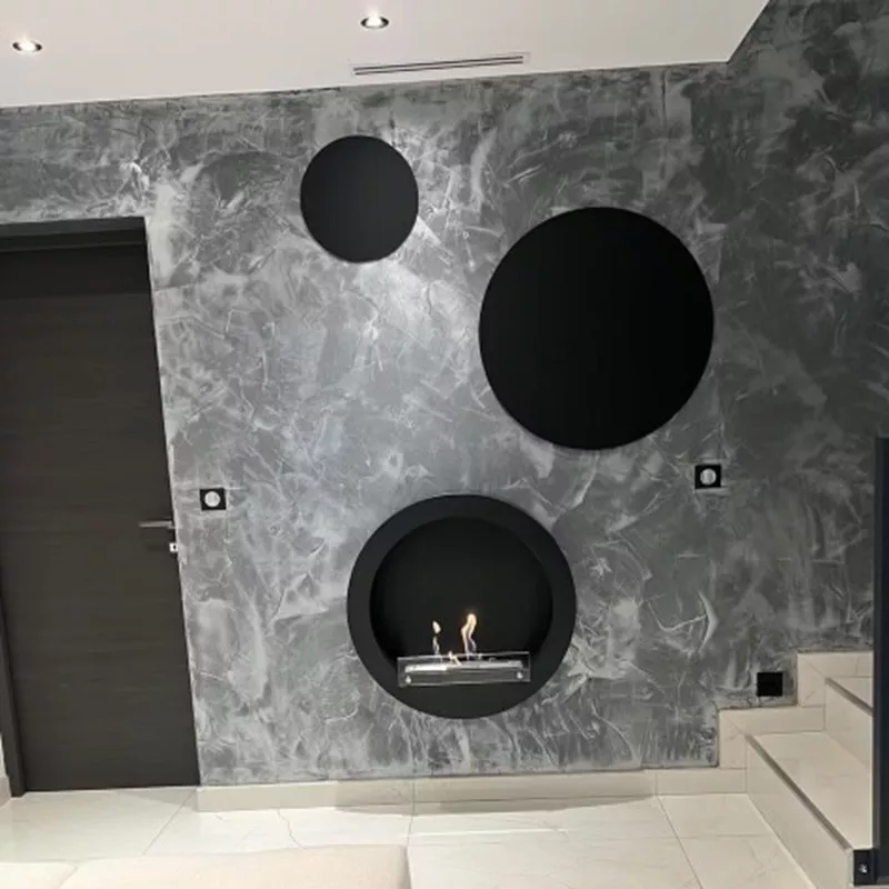 Caminetto rotondo a etanolo Hublo XL Colore Bianco