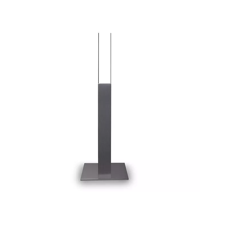 Caminetto a etanolo a torre, 45 x 45 x 135 cm Colore Acciaio inox spazzolato