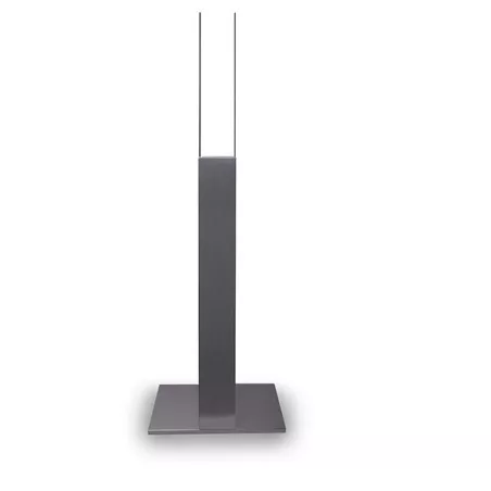 Caminetto a etanolo a torre, 45 x 45 x 135 cm Colore Acciaio inox spazzolato