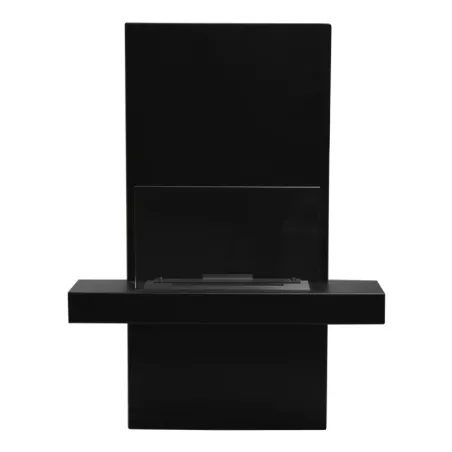 Aliano Caminetto a etanolo da parete 3kW Colore Nero